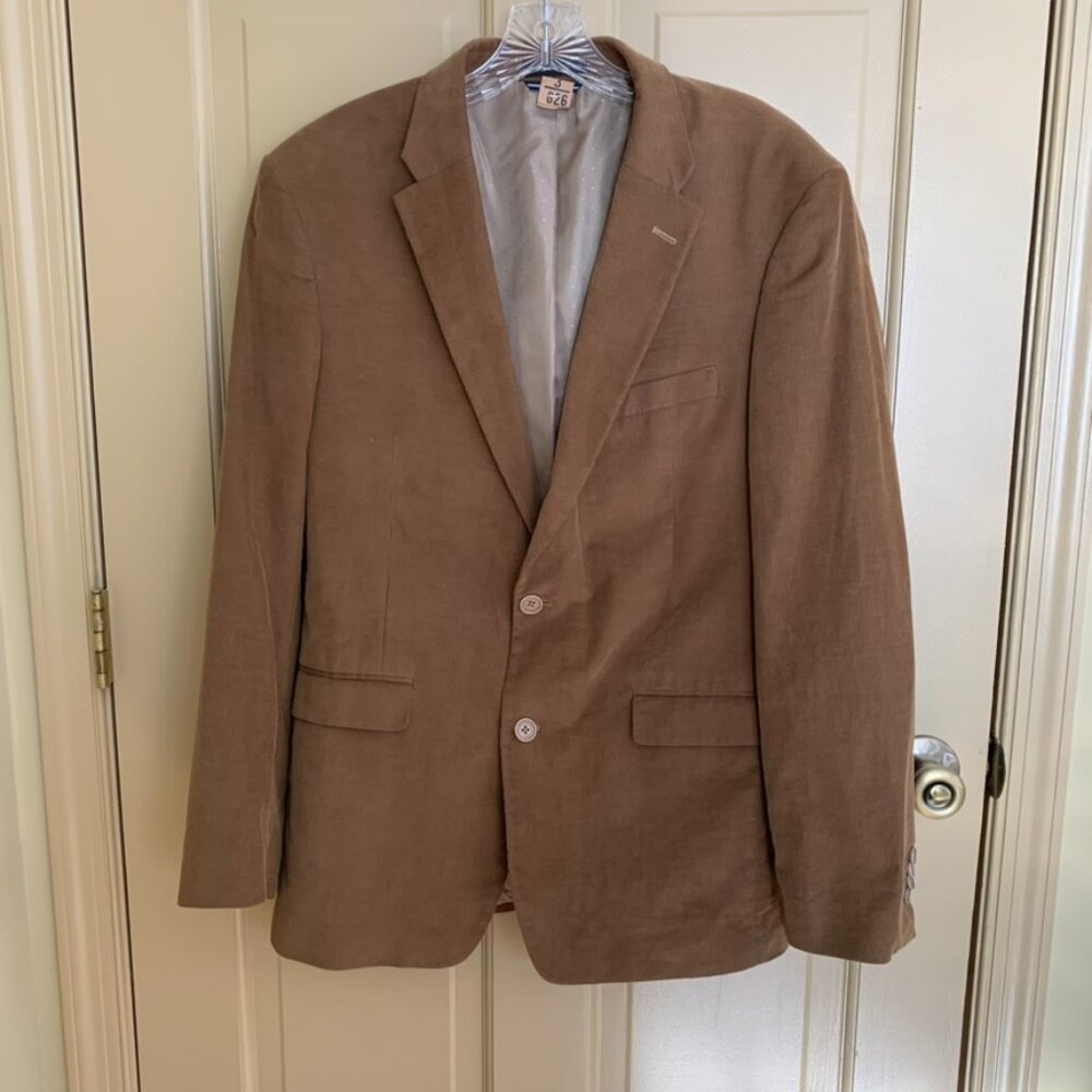 Tommy Hilfiger Mens Medium  Corduroy Sport Jacket Copper Color